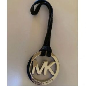 Michael Michael Kors Black and Silver MK Charm